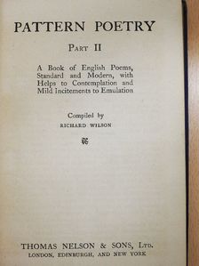 Edmund Gosse - Pattern Poetry II. [antikvár]