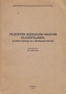 Dr. Csáki Lajos - Fejezetek századunk magyar filozófiájából [antikvár]