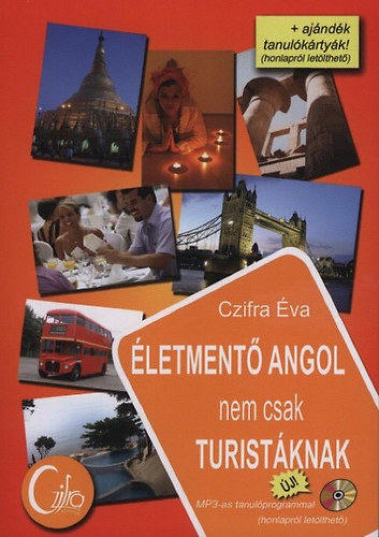 CZIFRA ÉVA - Életmentő angol nemcsak turistáknak - Ajándék tanulókártyák + CD [antikvár]