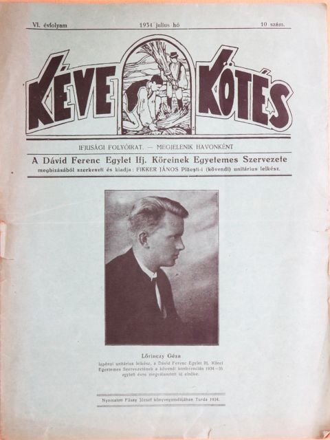 Bende Béla - Kévekötés 1934. július [antikvár]