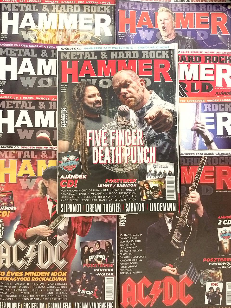 Metal & Hard Rock HammerWorld 2020. (nem teljes évfolyam) - 4 db CD-vel [antikvár]