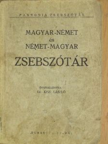 Magyar-német és német-magyar zsebszótár [antikvár]
