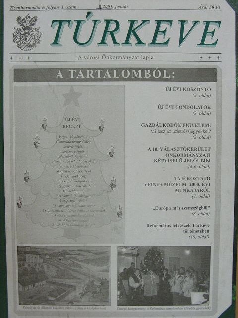 Kelemen Pálné - Túrkeve 2001. január-december [antikvár]