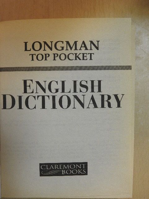 English Dictionary [antikvár]