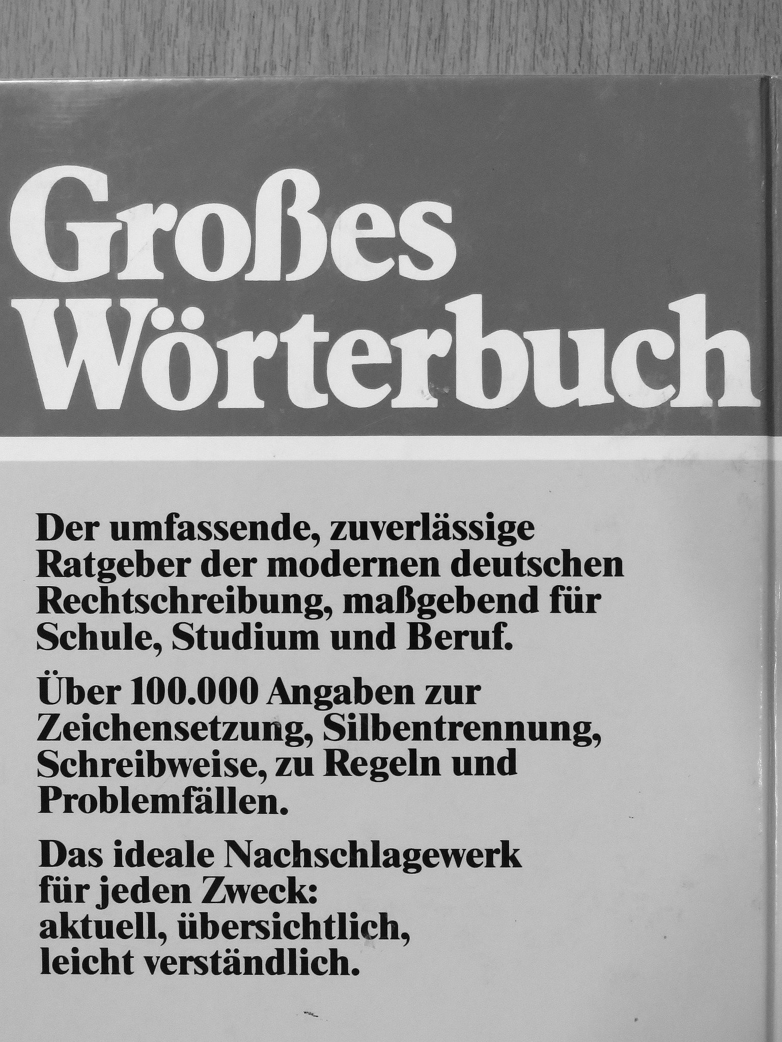 Großes Wörterbuch Rechtschreibung [antikvár]