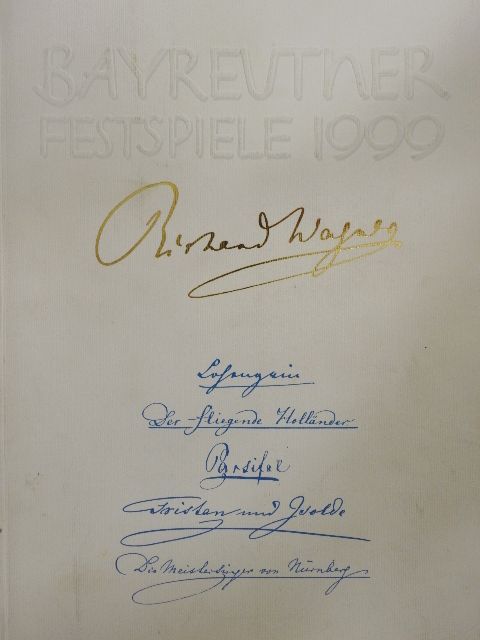 Dieter Borchmeyer - Bayreuther Festspiele 1999 [antikvár]