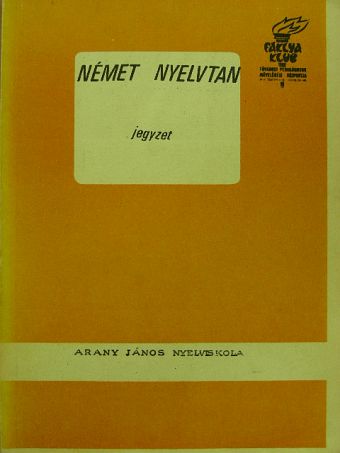 Karácsony Lajos - Német nyelvtani jegyzet [antikvár]