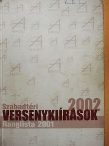 Szabadtéri versenykiírások 2002 [antikvár]
