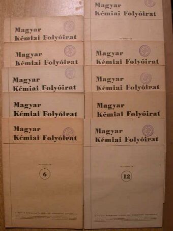 Almássy Gyula - Magyar Kémiai Folyóirat 1954. (Nem teljes évfolyam) [antikvár]