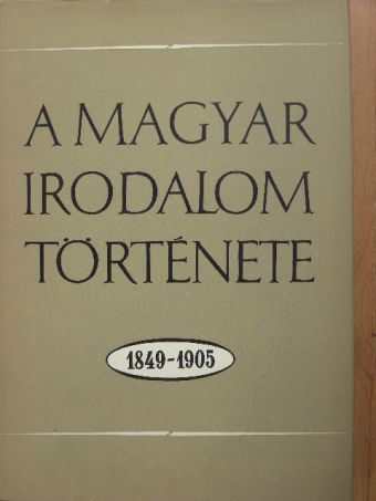 Bán Imre - A magyar irodalom története 1849-1905 [antikvár]
