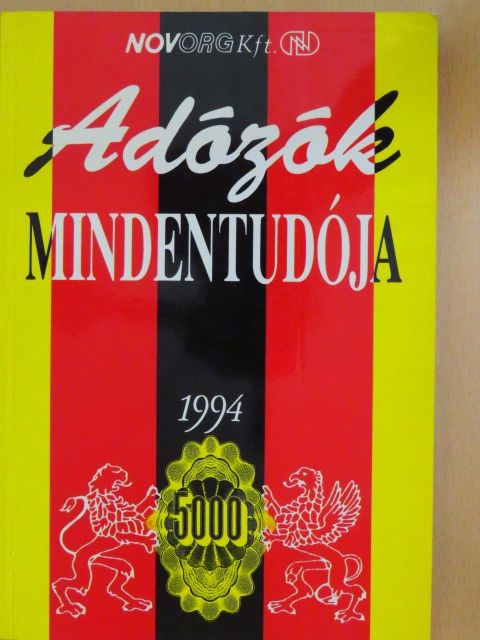 Czipszer Károlyné - Adózók mindentudója [antikvár]