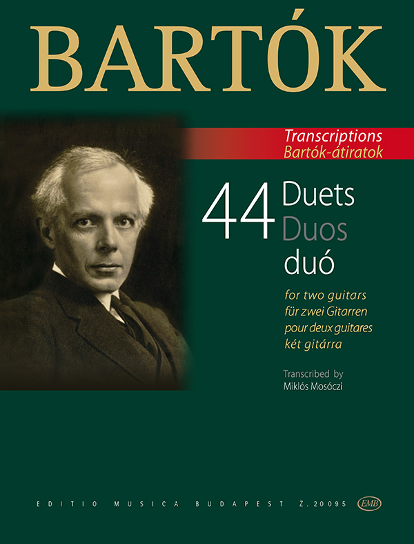 BARTÓK - 44 DUO KÉT GITÁRRA (ÁTÍRTA MOSÓCZI MIKLÓS)