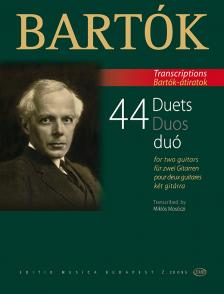 BARTÓK - 44 DUO KÉT GITÁRRA (ÁTÍRTA MOSÓCZI MIKLÓS)