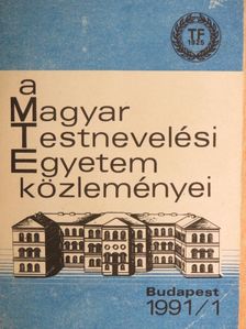 Arday László - A Magyar Testnevelési Egyetem közleményei 1991/1. [antikvár]