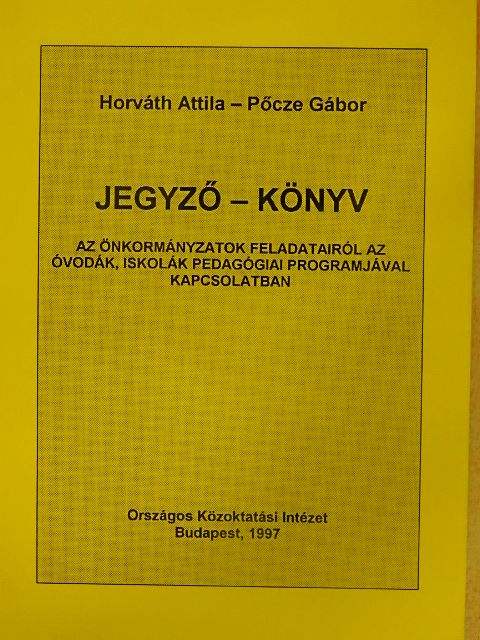 Horváth Attila - Jegyző-könyv [antikvár]