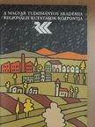 A Magyar Tudományos Akadémia Regionális Kutatások Központja [antikvár]