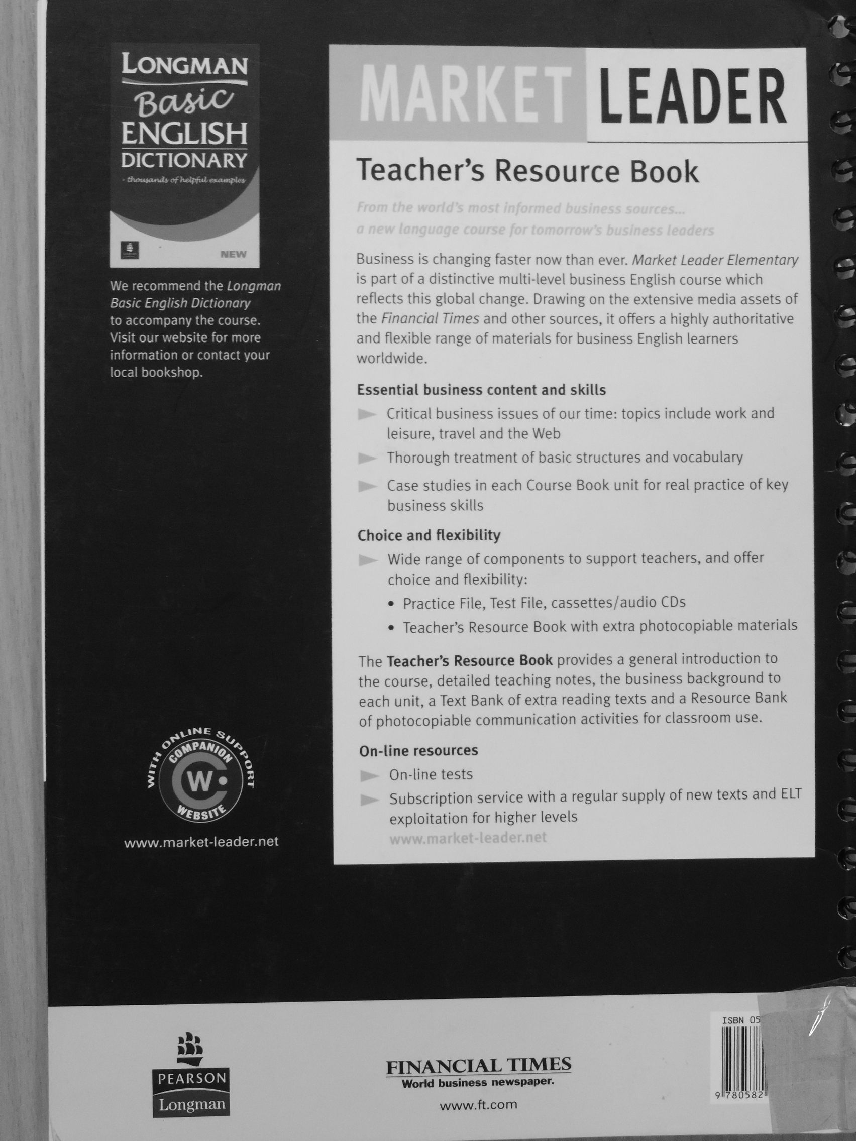 Bill Mascull - Market Leader - Pre Intermediate - Teacher's Resource Book [antikvár]