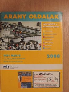 Arany Oldalak - Pest megye 2008 [antikvár]