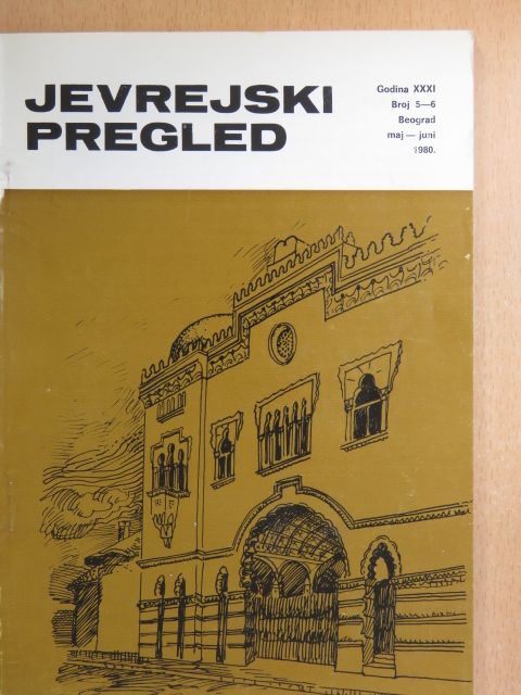 Jevrejski Pregled maj-juni 1980 [antikvár]