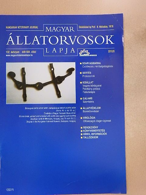 Farsang A. - Magyar Állatorvosok Lapja 2010/8. [antikvár]