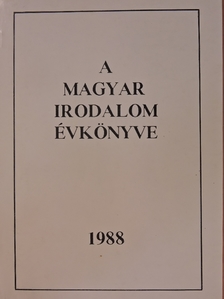 A Magyar Irodalom Évkönyve 1988 [antikvár]
