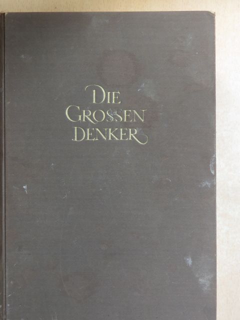 Will Durant - Die grossen Denker [antikvár]