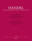HAENDEL - KLAVIERWERKE II SUITES DE PIECES POUR CLAVECIN ZWEITE SAMMLUNG VON 1733