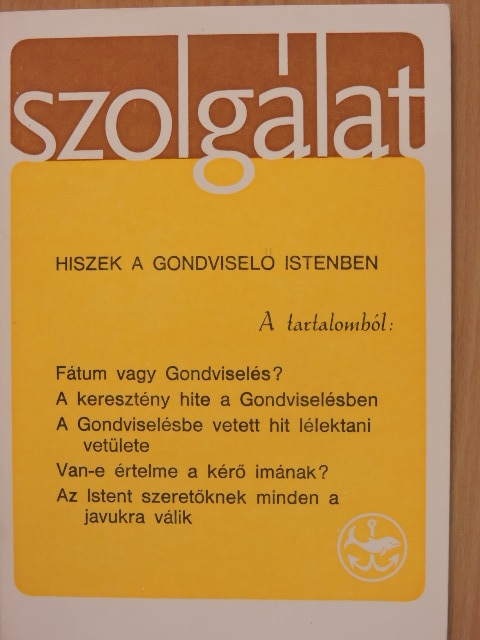 Benkő Antal - Szolgálat 1987. Kisboldogasszony  [antikvár]