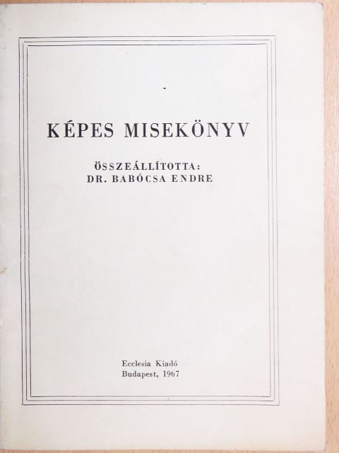 Képes misekönyv [antikvár]