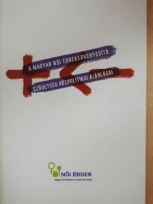 Balogh Lídia - A Magyar Női Érdekérvényesítő Szövetség közpolitikai ajánlásai [antikvár]