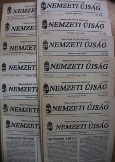 Nemzeti Újság 1990-1991. (vegyes számok) (14 db) [antikvár]