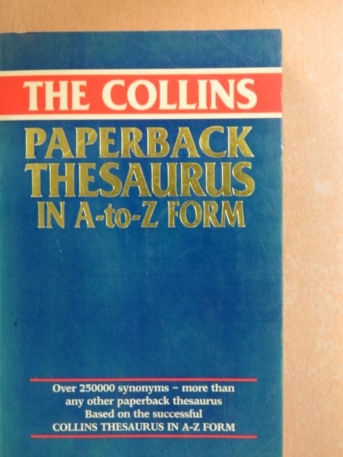 The Collins Paperback Thesaurus In A-to-Z Form [antikvár]