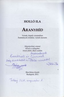 Holló Ila - Aranyhíd (dedikált) [antikvár]