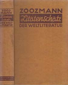 Zoozmann, Richard (szerk.), Quenzel, Karl - Zitatenschatz der Weltliteratur [antikvár]