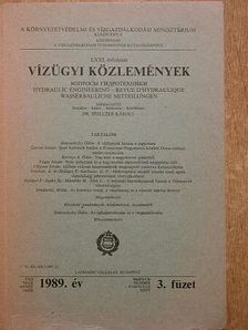 Vízügyi Közlemények 1989/3. [antikvár]