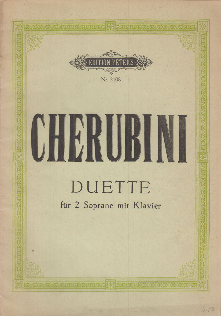 LUIGI CHERUBINI - Cherubini - Duette [antikvár]