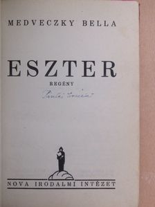 Medveczky Bella - Eszter [antikvár]