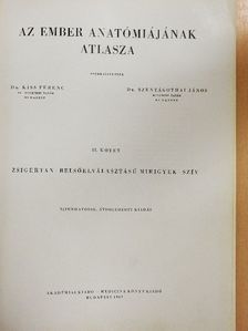 Az ember anatómiájának atlasza II. (töredék) [antikvár]