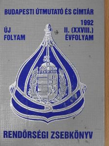 Budapesti útmutató és címtár 1992 [antikvár]