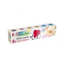 ICO Süni: Pasztell színű tégelyes tempera - 6 db-os