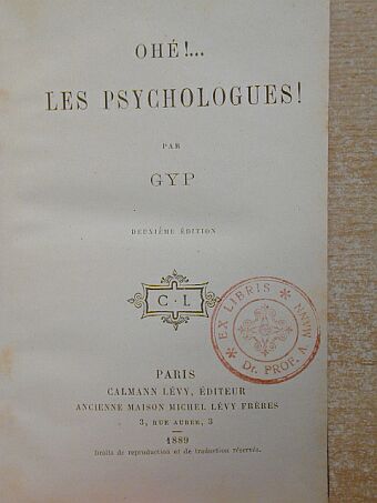 Gyp - Ohé!...Les psychologues [antikvár]