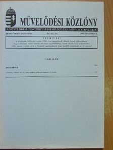Művelődési Közlöny 1995. december 4. [antikvár]