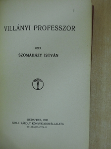 Szomaházy István - Villányi professzor [antikvár]