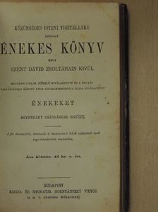 Közönséges isteni tiszteletre rendelt énekes könyv [antikvár]