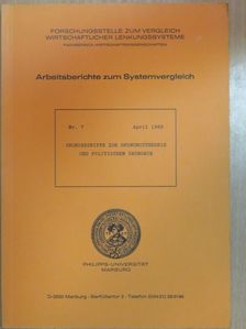 Alfred Schüller - Arbeitsberichte zum Systemvergleich April 1985 [antikvár]