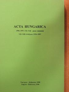Berta Eleonóra - Acta Hungarica 1996-1997 [antikvár]