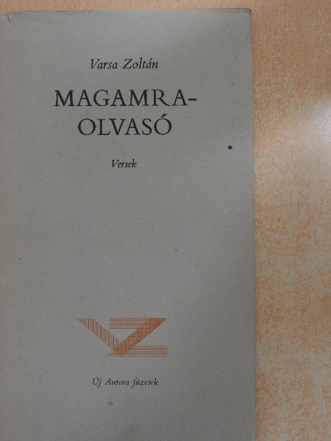 Varsa Zoltán - Magamraolvasó [antikvár]