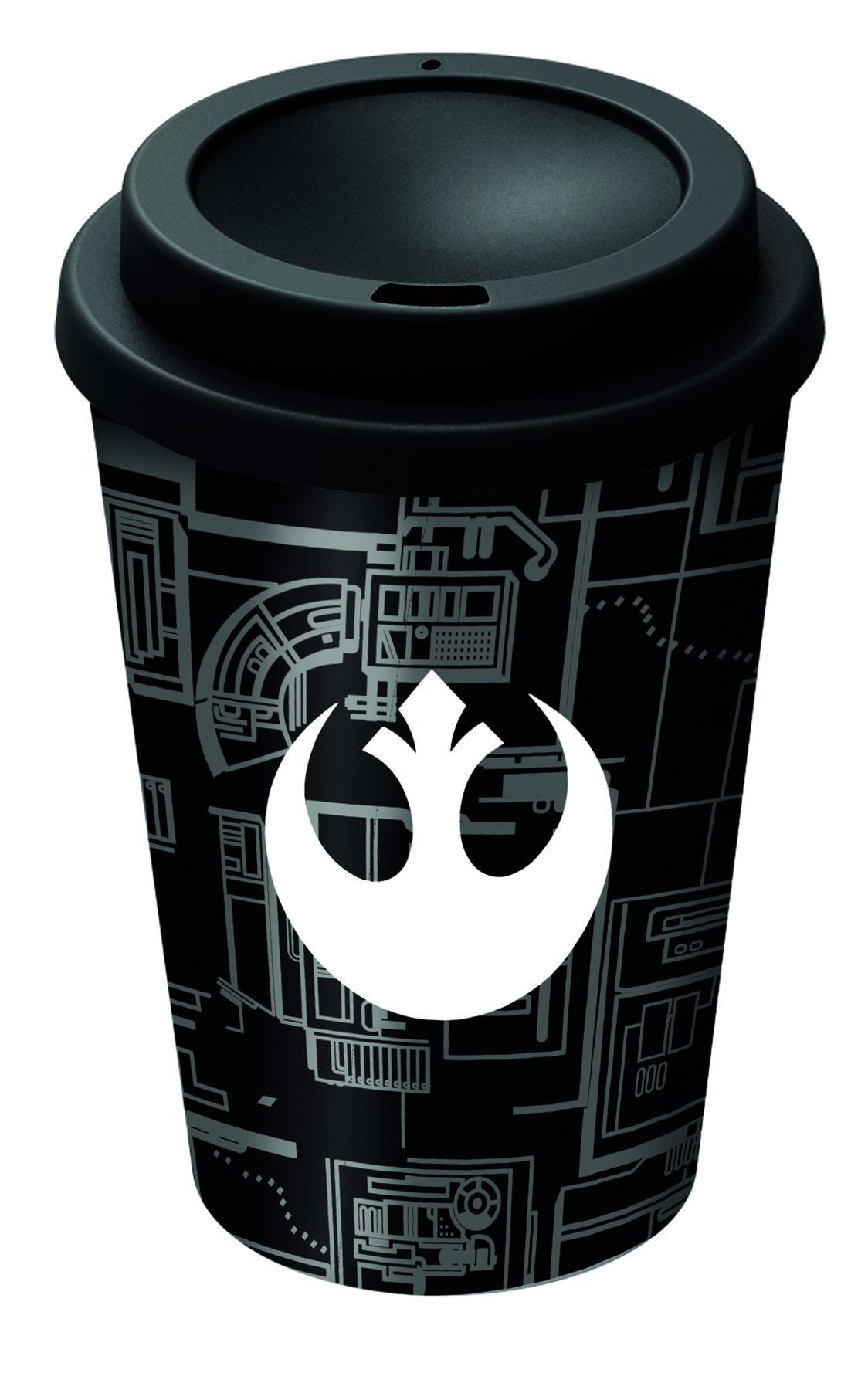 MŰANYAG POHÁR - STAR WARS LÁZADÓK CÍMER (390 ML)