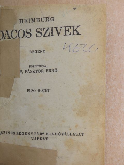 Heimburg - Dacos szivek I-II. [antikvár]