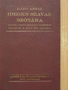 Idegen szavak szótára [antikvár]